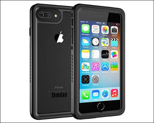 Temdan Waterproof Case for iPhone 8 Plus