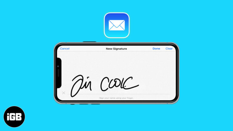 How to change email signature on iphone and ipad