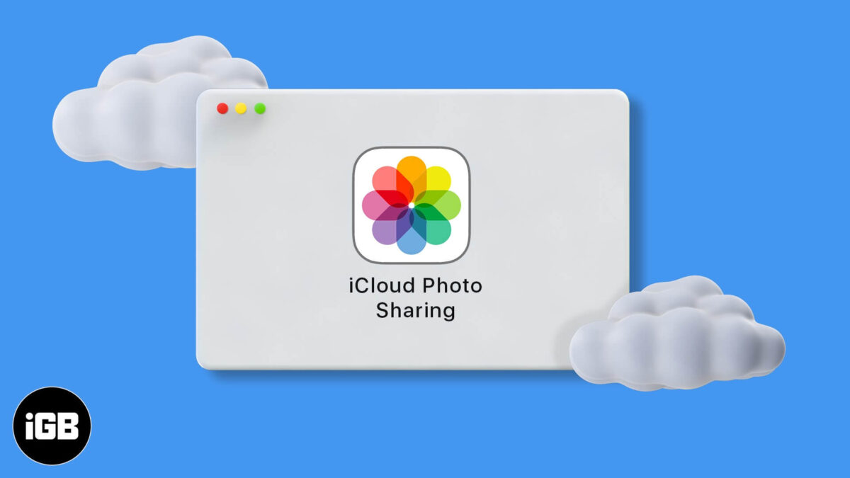 How to create shared photo albums on mac