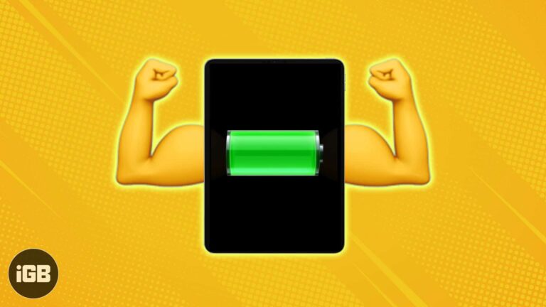 How to improve ipad battery life