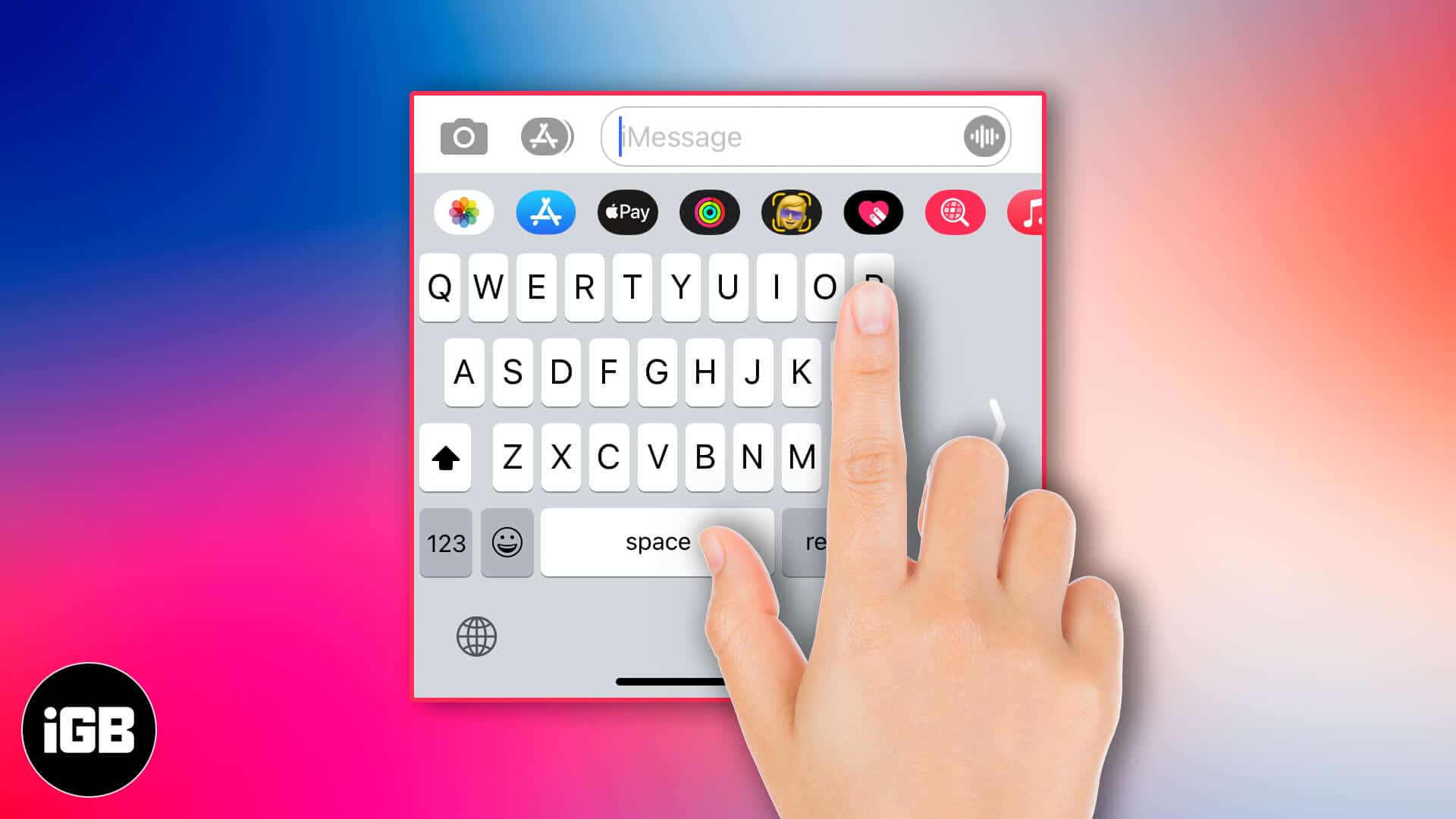 how to use one handed keyboard on iphone