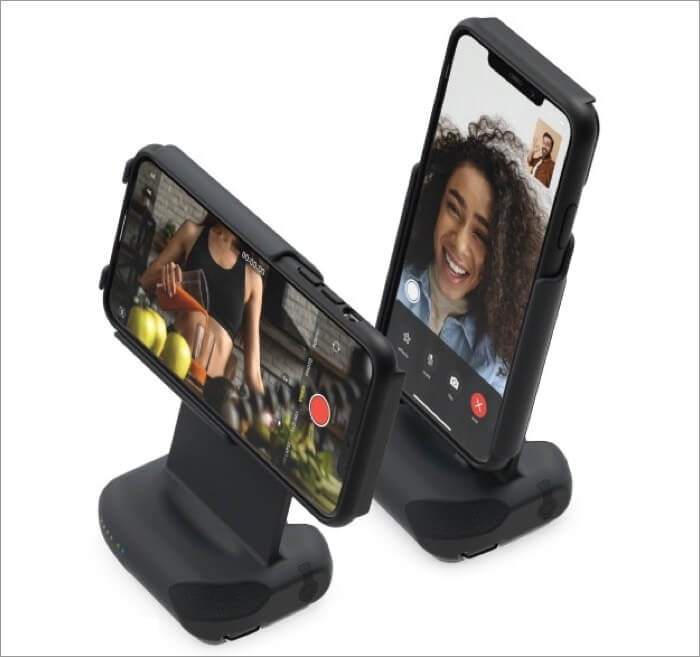 use shiftcam progrip as smartphone dock