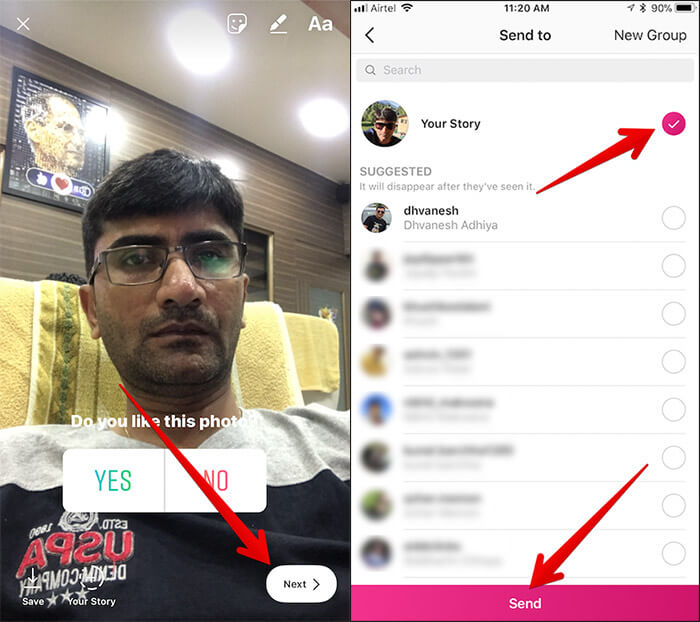 Add Poll to Instagram Story on iPhone and iPad