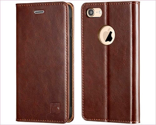 Belemay iPhone 8 Leather Wallet Case