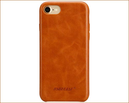 Jisoncase iPhone 8 Leather Case