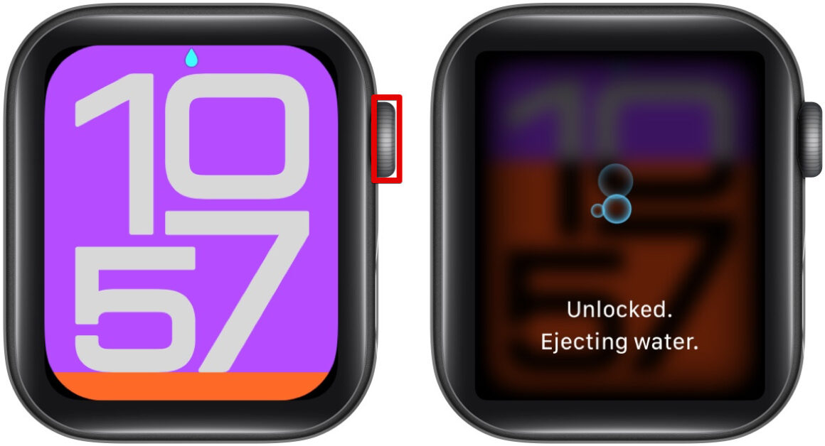 How to use Water Lock on Apple Watch