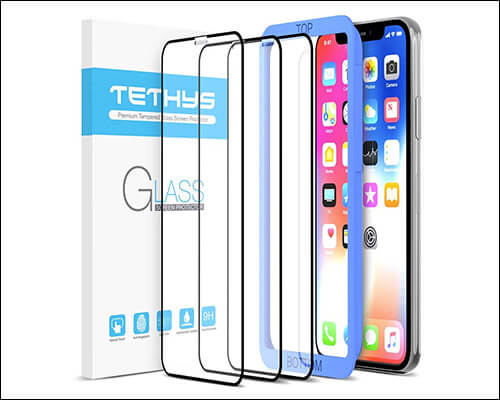 TETHYS iPhone Xs Tempered Glass Screen Protector