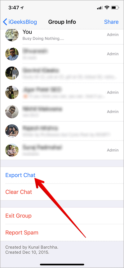 How to Export WhatsApp Chats History From Android to iOS - 4