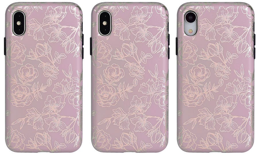 Velvet Caviar Dusty Rose iPhone Xs, Xs Max, and iPhone XR Case
