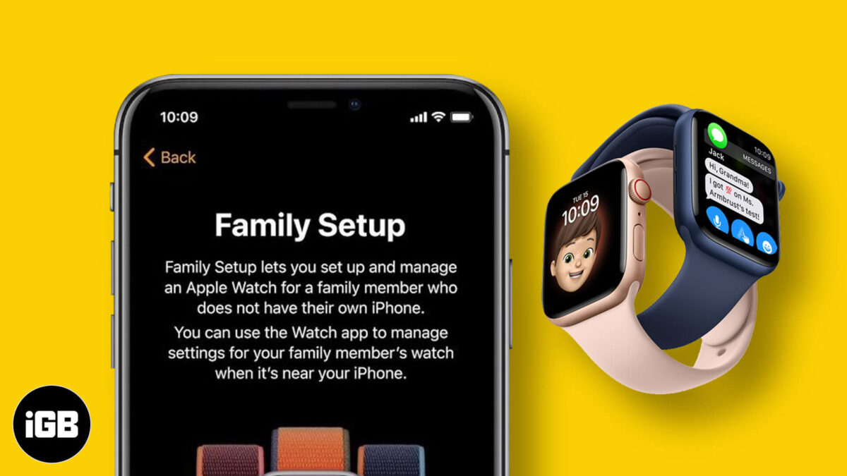 Apple watch family setup