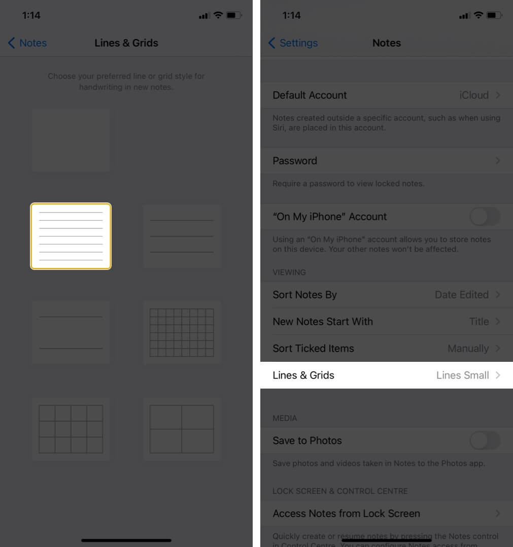 How to Change Paper Style in Notes App on iPhone and iPad - 81