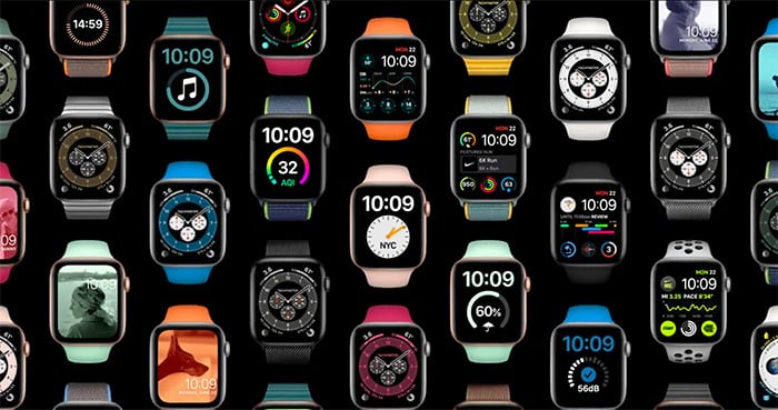 customized watch faces and sharing in watchOS 7