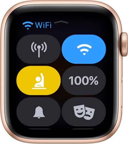 enable schooltime from apple watch control center