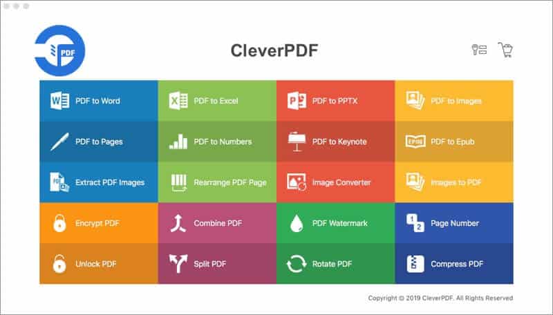 Functions of CleverPDF