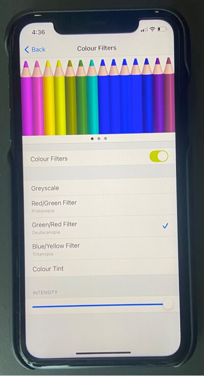 How to Use Color Filters on iPhone and iPad - 27