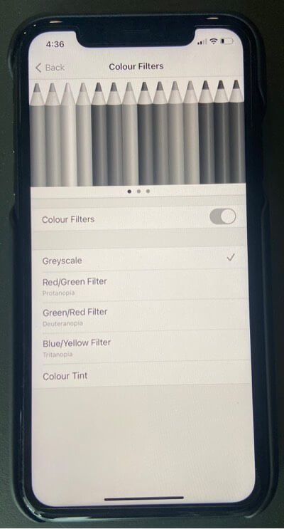 How to Use Color Filters on iPhone and iPad - 8