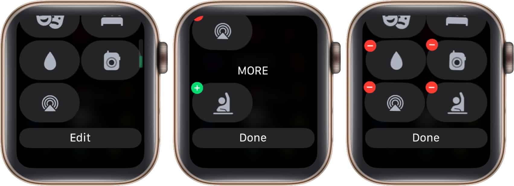 open control center tap on schooltime icon and then tap on done on apple watch