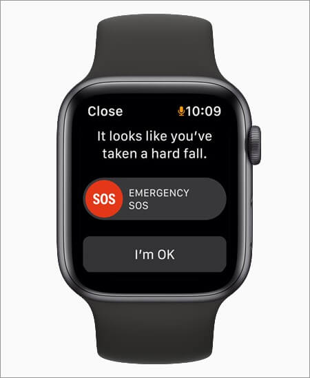 receive emergency sos notification on apple watch