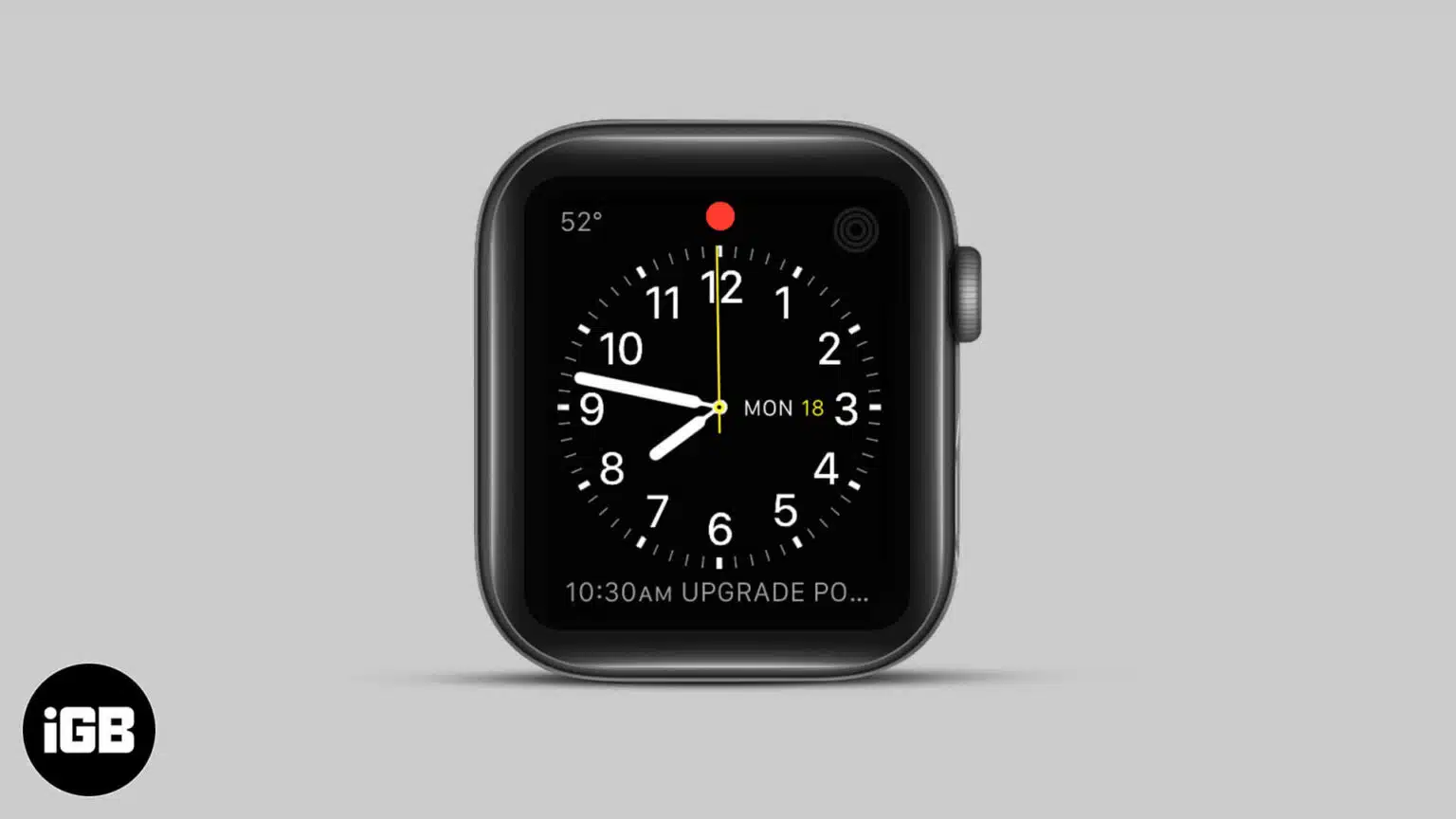 What is the Red Dot on Apple Watch and how to get rid of it? - iGeeksBlog