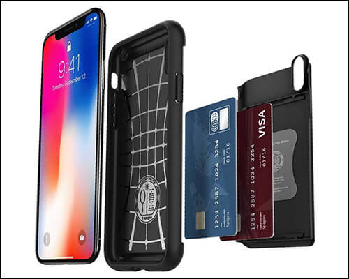 Spigen Slim Armor Wallet Case for iPhone Xs
