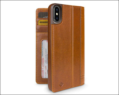 Twelve South iPhone Xs Leather Wallet Case