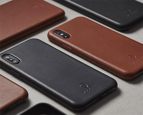 Woolnut iPhone X-Xs Leather Case