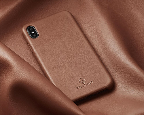 Woolnut iPhone Xs Max Leather Case