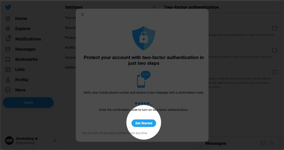 How to Enable 2FA for Twitter  Two Factor Authentication  - 65