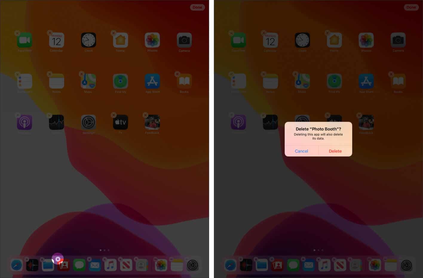 Delete Apps from iPad Dock