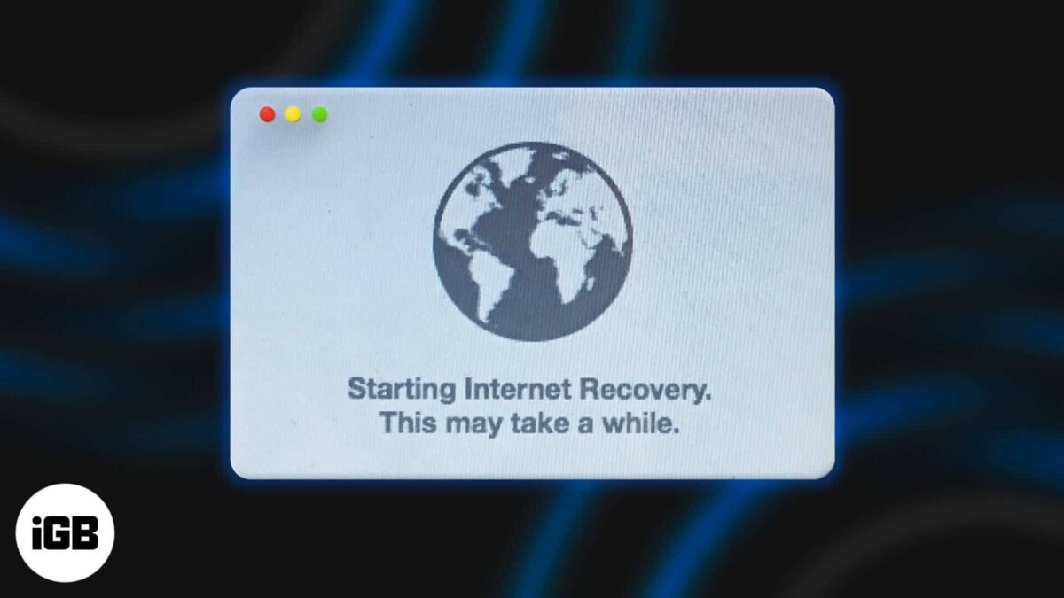 How to start your mac in internet recovery mode