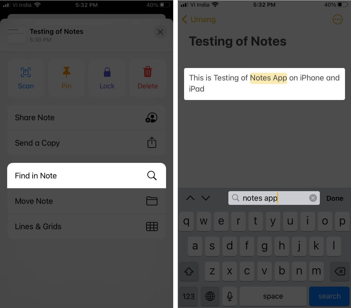 How to Search in the Notes App on iPhone and iPad - 37