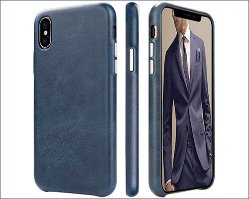 toovren Leather Case for iPhone Xs