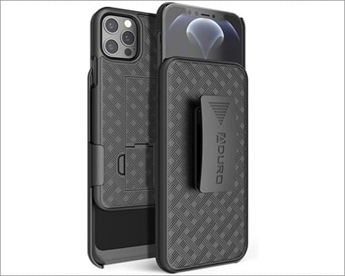 Aduro combo clip case holster for iphone 12