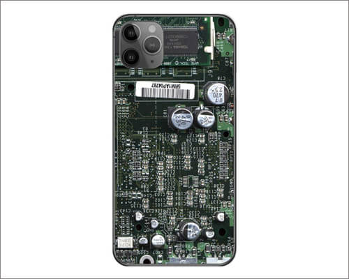 Decalrus Circuit Board Skin Sticker for iPhone 11 Pro Max