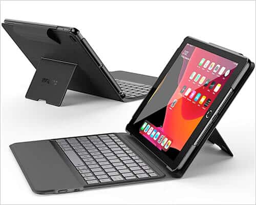 Infiland keyboard case for ipad 7th generation 10 2 inch Infiland Keyboard Case for iPad 7th Generation 10.2-inch