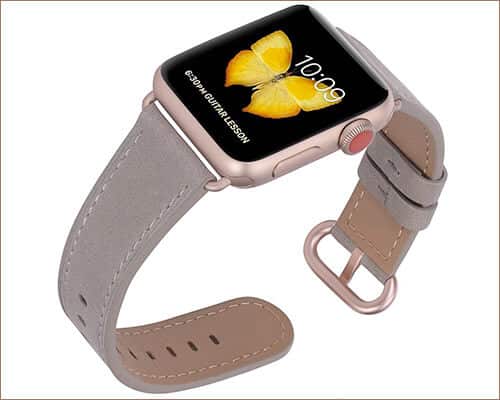 JFdragon Apple Watch Series 3 Leather Band