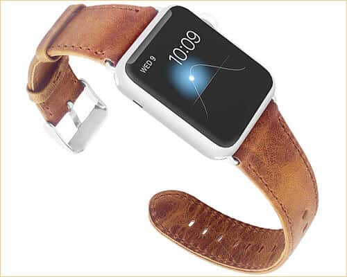 KADES Apple Watch Series 3 Leather Band