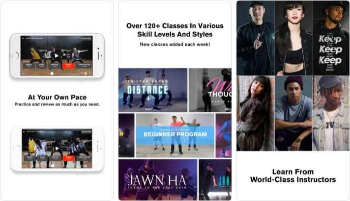 Steezy studio learn to dance iphone and ipad app screenshot