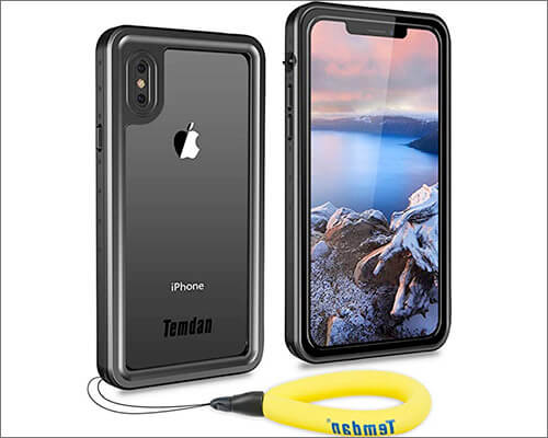 Temdan Waterproof Case for iPhone Xs