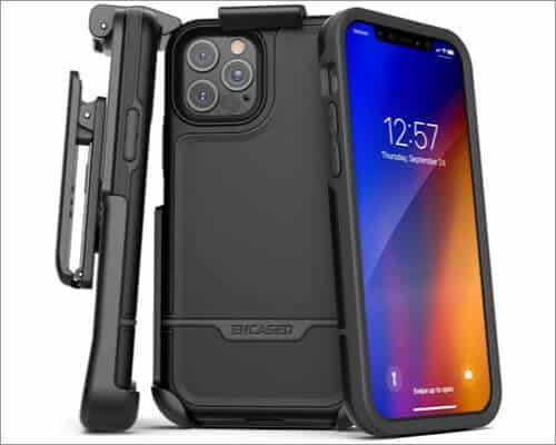 Encased Rebel Series Belt Clip Case for iPhone 12 Pro Max and 12 Mini
