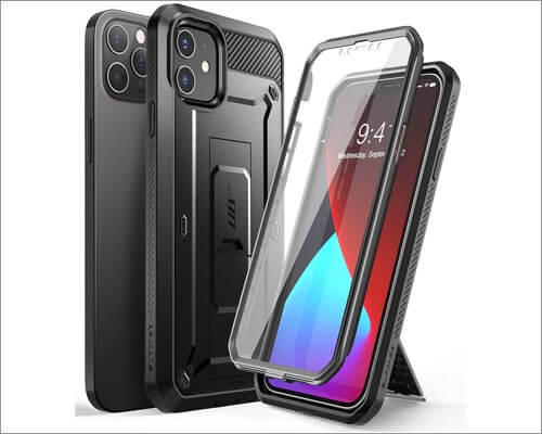 SUPCASE Unicorn Beetle Series Belt Clip Case for iPhone 12 Pro Max and 12 Mini