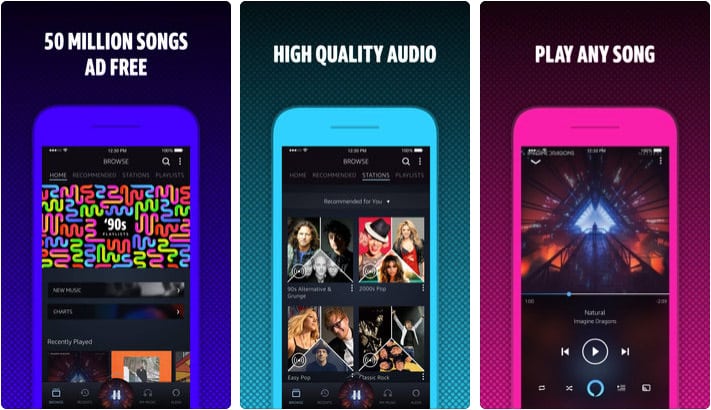 ‎Amazon Music iPhone iPad Spotify Alternative App Screenshot