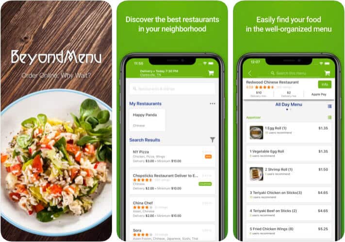 ‎BeyondMenu Food Ordering iPhone and iPad App Screenshot