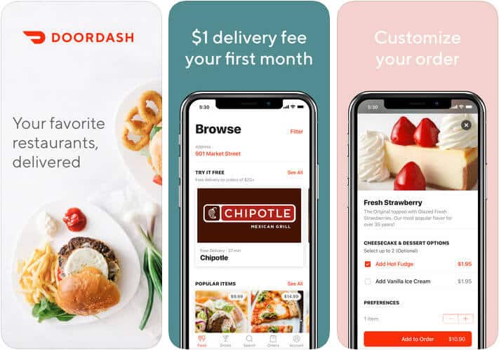 ‎DoorDash Food Delivery iPhone and iPad App Screenshot