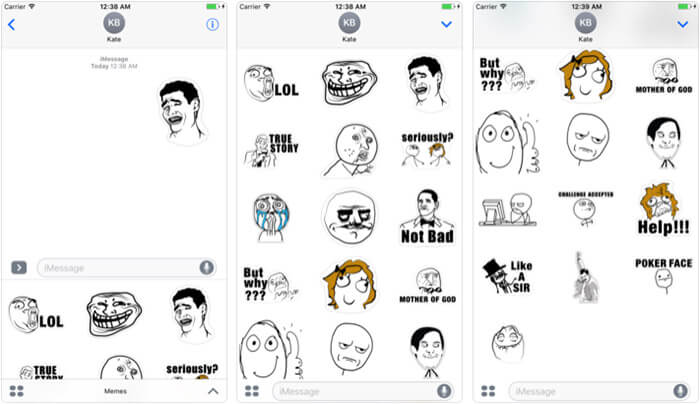 ‎Memes Stickers iPhone and iPad App Screenshot