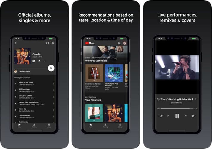 ‎YouTube Music iPhone iPad Spotify Alternative App Screenshot