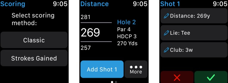 18Birdies Golf Apple Watch App Screenshot