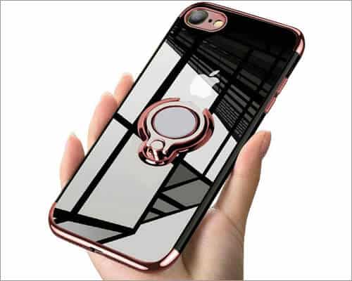 ATUSIDUN Magnetic Ring Holder Case for iPhone 7