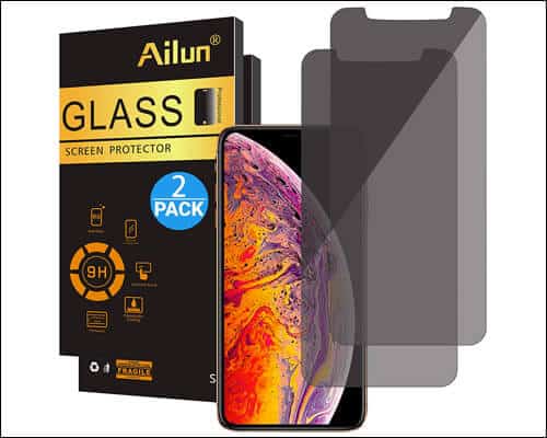 Ailun Privacy Screen Protector for iPhone Xs Max
