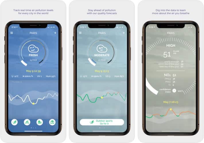Air Quality by Plume Labs Index App for iPhone and iPad